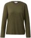 s.Oliver T-shirt à manches longues coupe décontractée avec ourlet roulotté femme