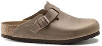 Birkenstock Boston FL Regular Dames Clogs - Tabacco Brown - Maat 38