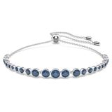 Swarovski Imber Emily armband, Blauw, Rodium toplaag