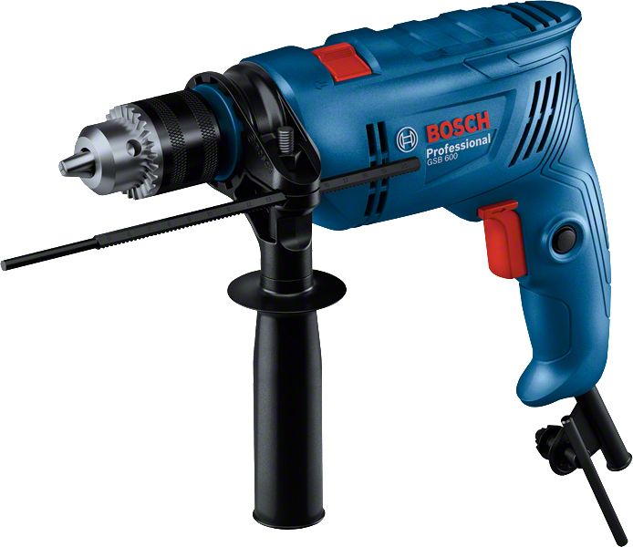 Bosch Professional GSB 600 Klopboormachine - 600W - 13mm - Incl. Handgreep en Diepteaanslag