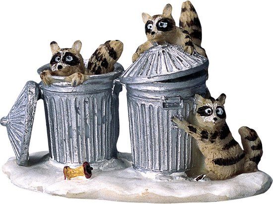 Lemax - Trash Bandits - Kersthuisjes & Kerstdorpen - PVC - 3.30 cm