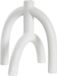 DKD Home Decor Kroonkandelaar Scandi 21,5 x 21,5 x 23 cm Wit Hars