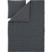 LIVARNO® Parure de lit en satin microfibre, 140 x 200 cm (Cercles/anthracite)