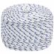 vidaXL Multifunctioneel touw 8 mm 250 m Wit en Blauw PP