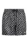 Nike Zwemshorts voor heren met All Over Logo NESSE520, zwart/wit, L
