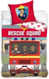 Sam le pompier Housse de couette Rescue 140 x 200 cm - Coton