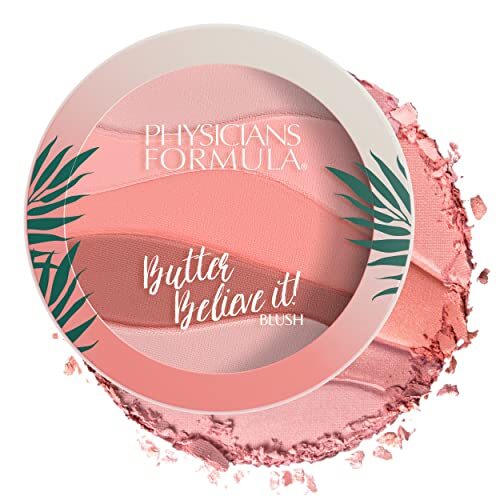 Physicians Formula Butter Believe It! Blush, Meerkleurige Crème Blusher met Buildable Formula voor een Naturel Look, met Murumuru Butter, Cupuacu Butter, en Tucuma Butter, Pink Sands