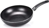 Moneta Gea Wokpan Ø 28 cm - Gerecycled Aluminium - Zwart