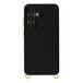 Selencia Rivièra MagSafe Backcover met afneembare haakjes voor de Samsung Galaxy A55 (5G) / A35 - Velvet Black