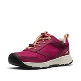 Keen Skua WP 1031077 Vrouwen Wandelschoen Laag Bordo Synthetisch Textiel Rubber Koordsluiting Waterdicht Maat 37
