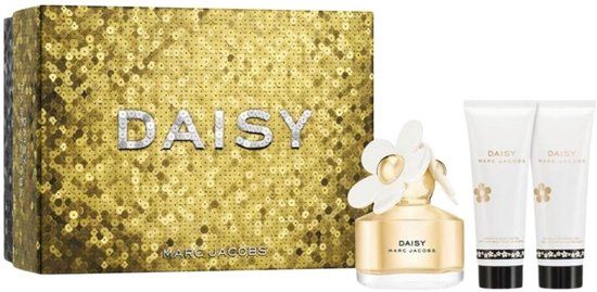 Marc Jacobs Daisy Giftset 50 ml eau de toilette spray + 75 ml showergel + 75 ml bodylotion - cadeauset voor dames