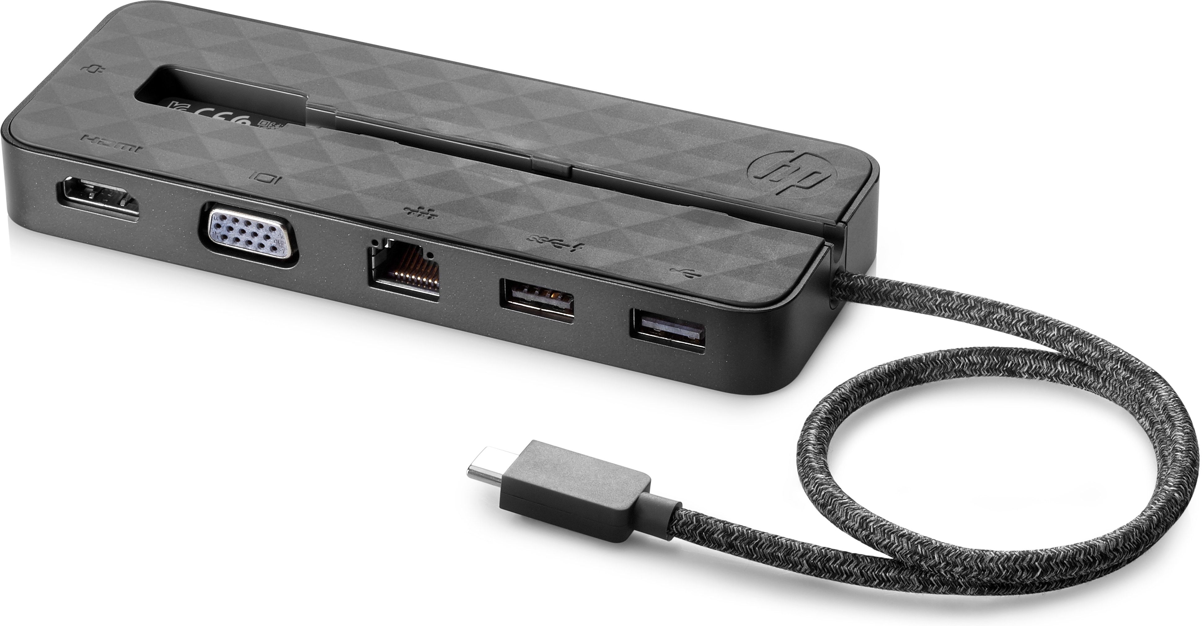 HP USB-C Mini Dock - Wired - HDMI, VGA, Ethernet, USB 2.0