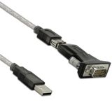 Delock USB 2.0 Adapter [1x USB-A 2.0 stekker - 1x Serieel 9-polig] 61425