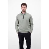 LERROS sweater met textuur grijs