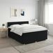 Maison Exclusive - Lit boxspring avec matelas, noir, 140 x 190 cm, rembourré