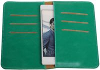 Best Cases Groen Pull-up Medium Pu portemonnee wallet voor Huawei Honor 6