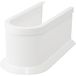 Fackelmann Sifonbekleding op maat te snijden, praktische buisbekleding in wit, flexibel design, 550 x 110 mm