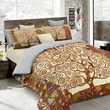Italian Sogni d'autore Italian Bed Linen Droom dekbedovertrek, dubbel, 100% katoen, veelkleurig SD48