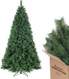 SALCAR 180 cm Kunstkerstboom - Nordmann-spar - PVC-kerstboom met 580 groene Takken, Ø 98 cm