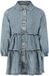 Koko Noko Meisjes Jurk - Denim light blue