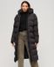 Superdry MICROFIBRE LONGLINE PUFFER JKT Dames Jas - Maat S