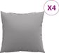 vidaXL Bankkussens 4 st 60x60 cm stof grijs