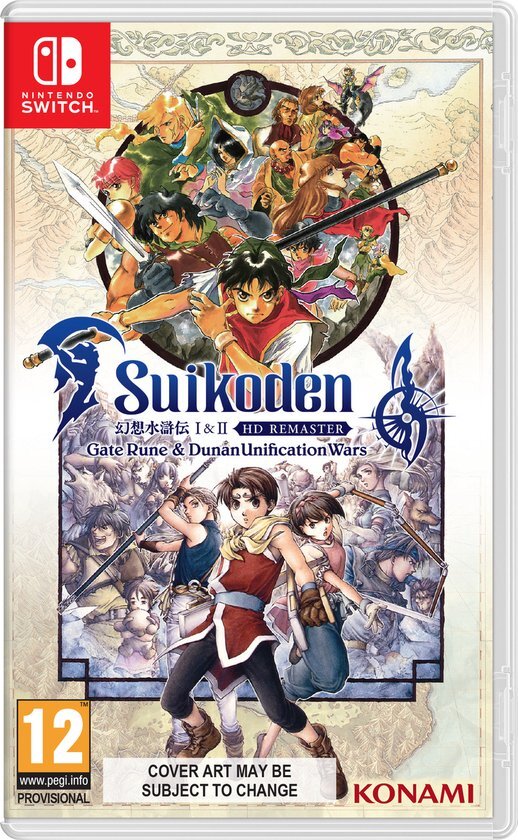 Konami Suikoden I & II HD Remaster - Gate Rune and Dunan Unification Wars Nintendo Switch