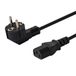 Savio CL-98 câble d'alimentation Noir 1,8 m IEC C13 Prise type E