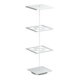 Treston 12-550 Werkbankonderdeel & Accessoire - Wit, Grijs, Staal, 500mm Breedte, 500mm Diepte, 1730mm Hoogte, 400kg Max. Belasting