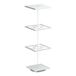 Treston 12-550 Werkbankonderdeel & Accessoire - Wit, Grijs, Staal, 500mm Breedte, 500mm Diepte, 1730mm Hoogte, 400kg Max. Belasting
