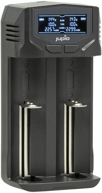 Jupio USB-C 2-slots Fast Multi Charger LCD - 8719743932227