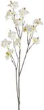 Mica Decorations Kunstbloem Bloesem Floral - H106 cm - wit