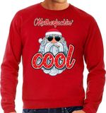 Bellatio Decorations Shoppartners Bv Grote maten foute Kersttrui / sweater - Stoere kerstman - motherfucking cool - rood voor heren - kerstkleding / kerst outfit XXXXL