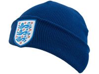 Hy-Pro Warme en comfortabele wintermuts met officiële licentie Engeland voor voetbalfans, marineblauw met teamlogo