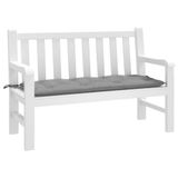 vidaXL Tuinbankkussen 120x50x7 cm Oxford stof grijs