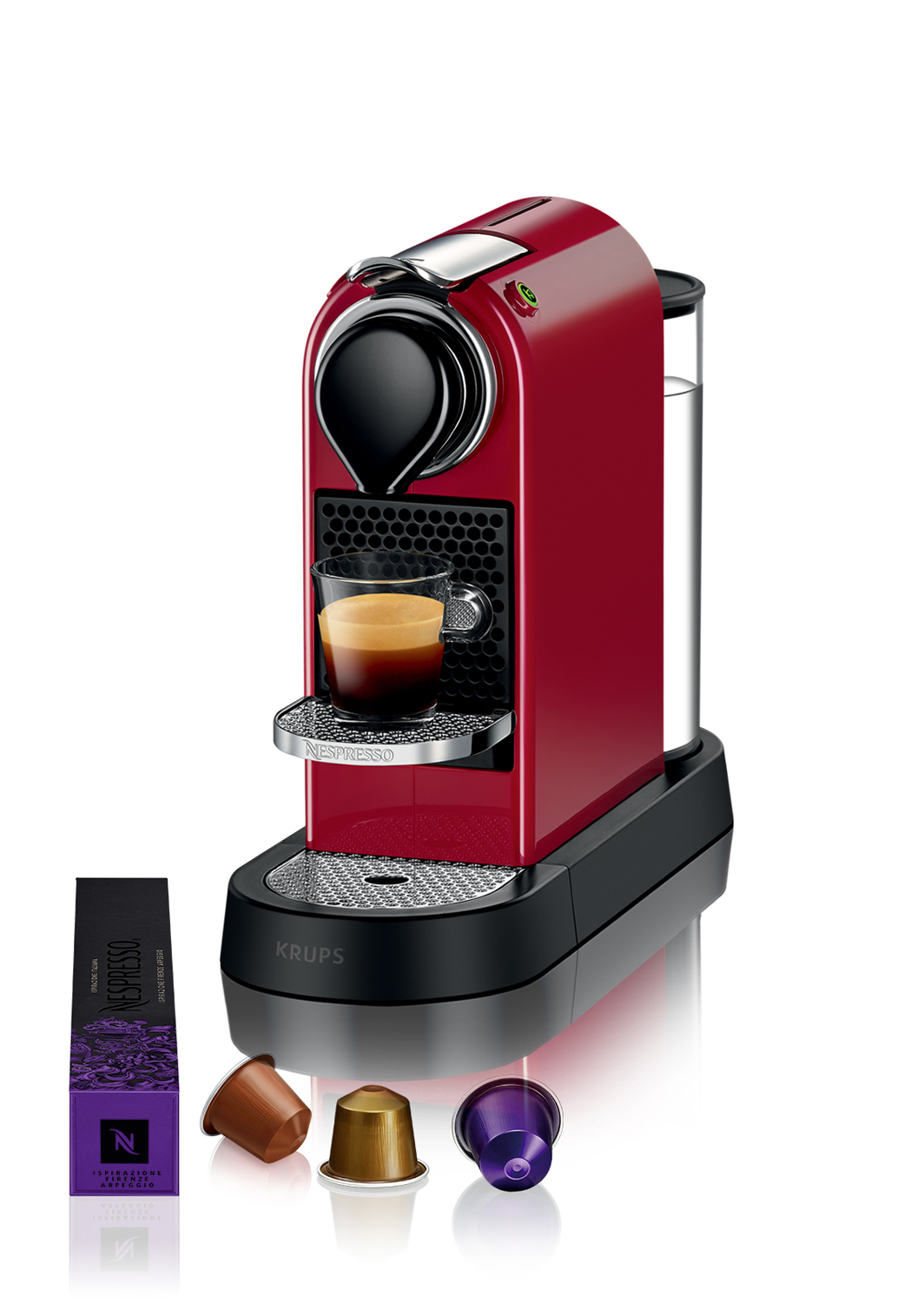 Krups CitiZ espressomachine - Cherry red XN7415