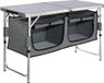 Holland Connections Table de camping pliable - 120x47x70cm - Gris