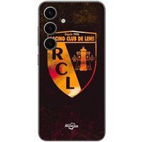 Maniacase Hoesje Samsung Galaxy S24 rcl lens oranje zwarte achtergrond