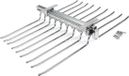 Emuca Uittrekbare dubbele broekenhanger Self pour armoire, pour 18 pantalons, acier, chromé