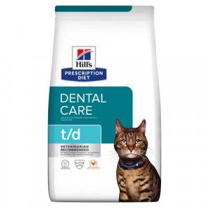 Hill's Prescription Diet Hill's Prescription Diet T/D Dental Care kattenvoer met kip 3 x 3 kg