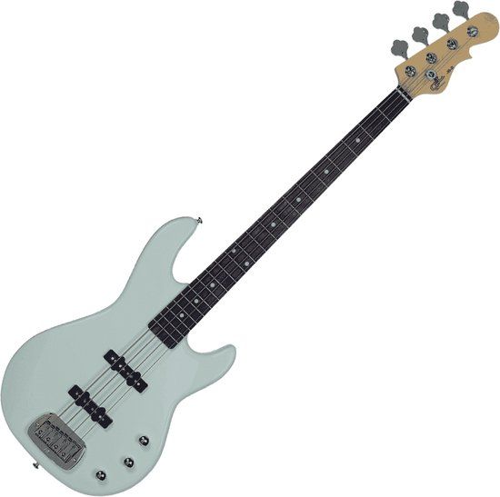 G&L Tribute JB-2 basgitaar Sonic Blue 4-snarig