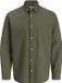 JACK&JONES JJEBREEZE LINEN BLEND SHIRT L/S SN Chemise Homme XXL Dusty Olive