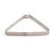 Decora 0064077 microgeperforeerde driehoekige vorm 22 x 19,5 x 3,5 H cm roestvrij staal
