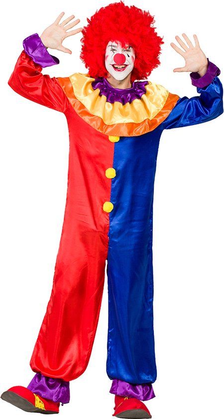 Boland - Clown Zeppy Kostuum XL - Heren - Multi
