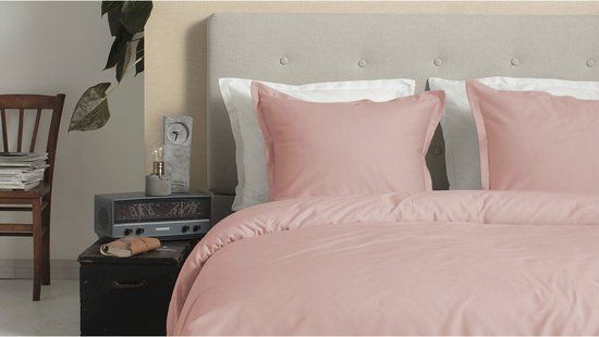 Cinderella Sundays Dekbedovertrek Extra Breed Satijn Licht roze 260x200/220 cm + 2 kussenslopen