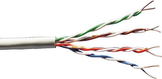 Digitus CAT 5e U-UTP netwerkkabel 100 m Grijs