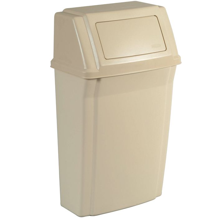 Rubbermaid Slim Jim 7822 - Vuilnisbak - 56.8 liter - Beige