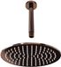 Fortifura Calvi Hoofddouche - 30cm - rond - plafondarm 20cm - PVD - geborsteld koper