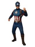 Rubie's officiële Avengers Endgame Captain America, Deluxe kostuum voor volwassenen - maat: X-Large Halloween