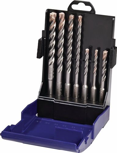 Promat/Tecwerk Hamerboorset | Multicutter 4 | 7-delig SDSplus | Kunststof cassette - 4000863580